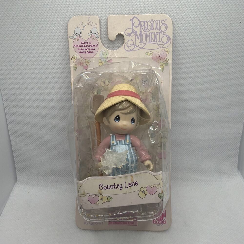 Precious Moments Country Lane Collection Farm Boy 3.5" Toy 2002